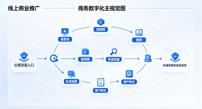 嘉黎县线上商业推广怎么做？全域流量闭环搭建与低成本转化实战指南